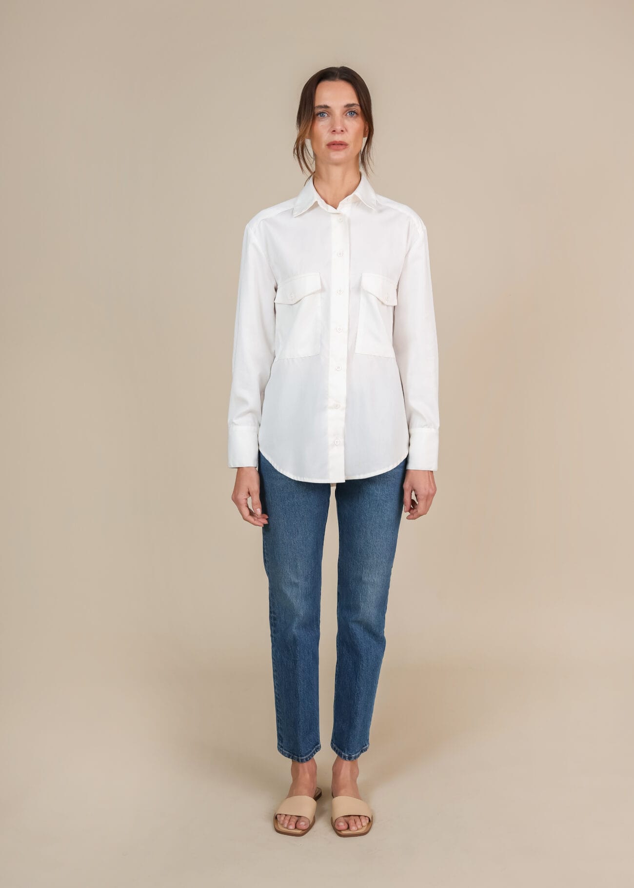 Blusa cargo algodón