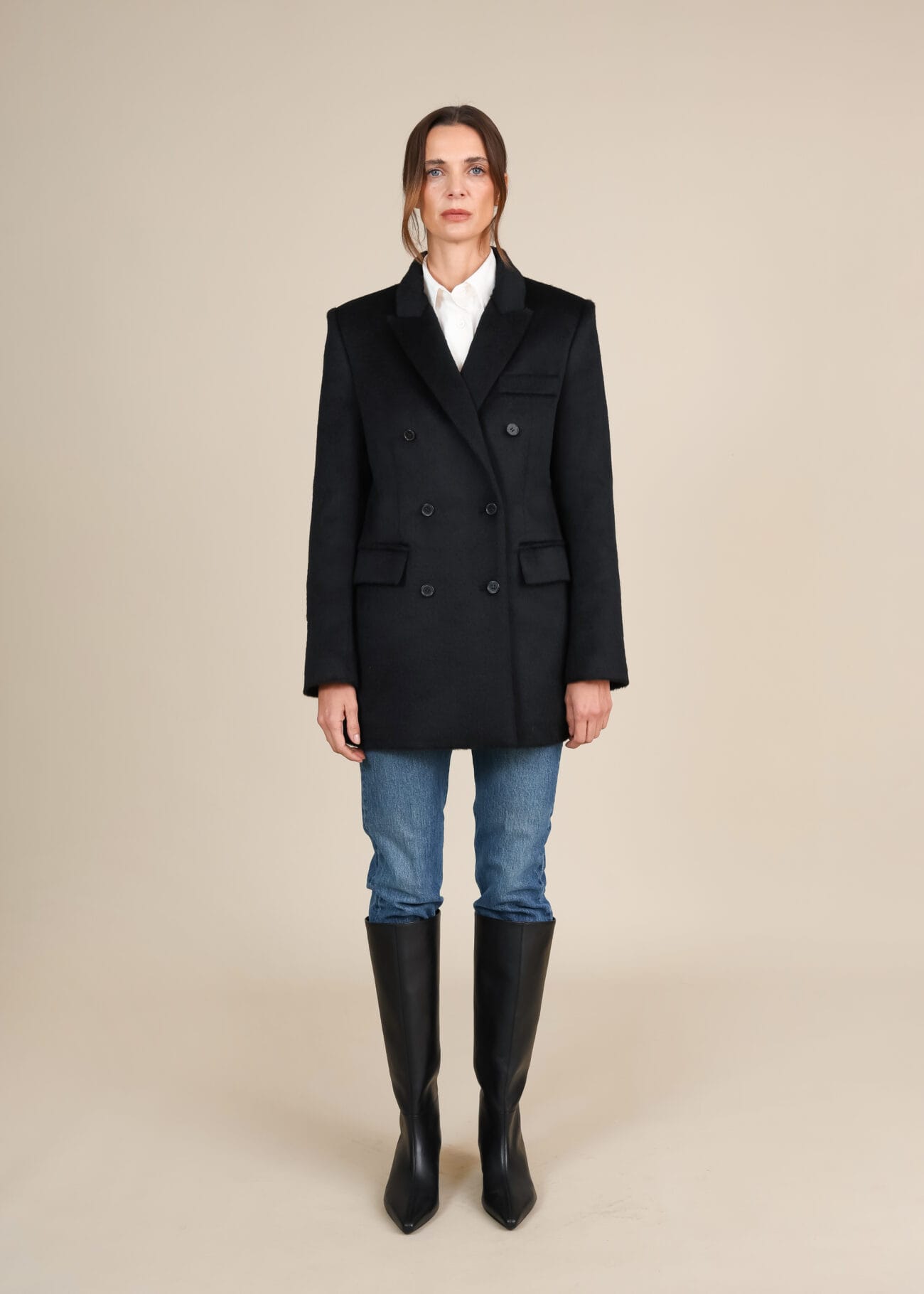 Blazer Baby Alpaca Suri Mujer
