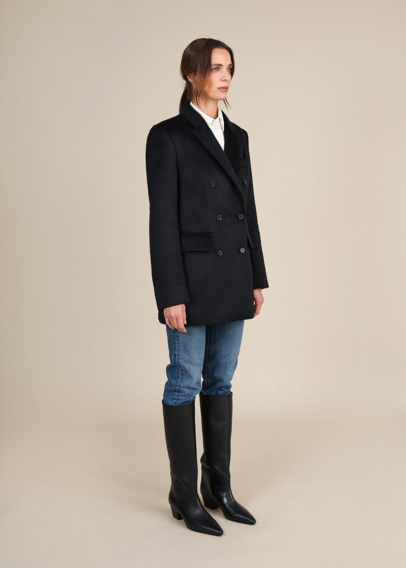 Blazer Baby Alpaca Suri Mujer